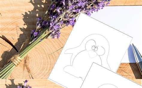 printable penguin coloring   draw findpeacom
