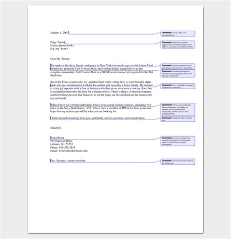 query letter    sample query letter templates  ms word