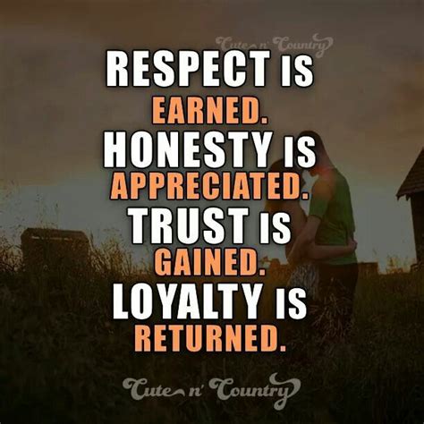trust  gained respect  earned picture quotes  quotes