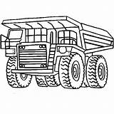 Dump Coloring Truck Pages Getcolorings sketch template