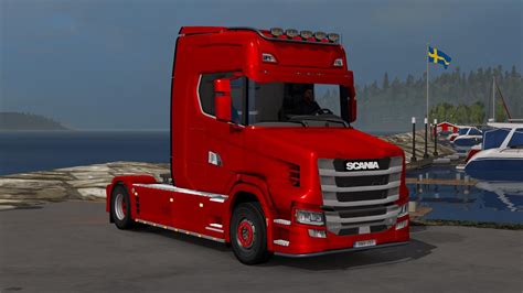 Euro Truck Simulator 2 Mods Scania V8 Retymidnight
