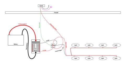 wiring diagram  rock lights wiring digital  schematic