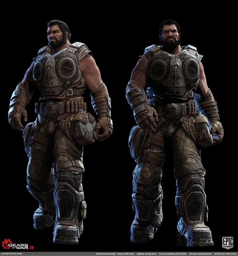Gears Of War 3 Character Art Dump New Images Posted On