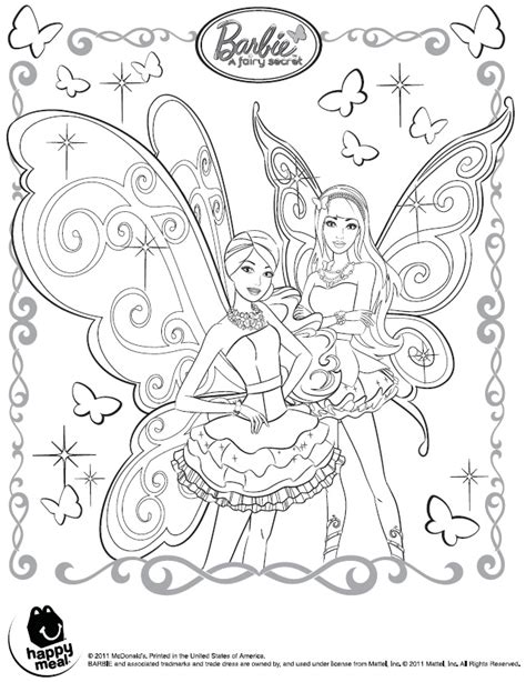 gambar barbie fairy secret coloring page printables kids  word