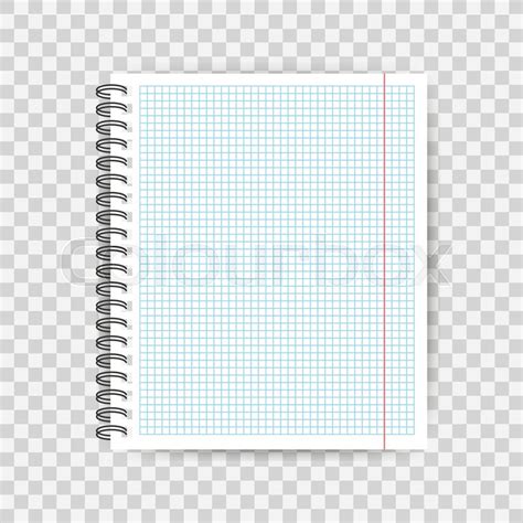 blank lined paper template  page stock vector colourbox