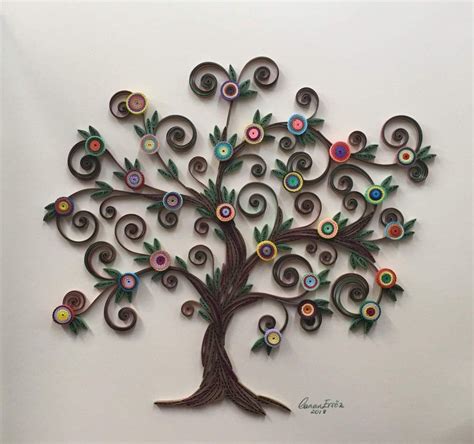pin  robin lee  trees quilling designs quilling work paper
