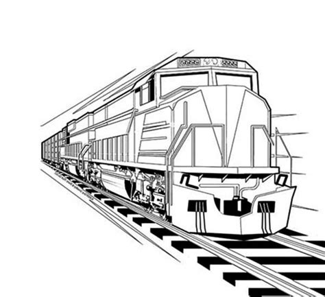 real bnsf train pages coloring pages