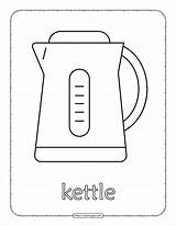 Kettle sketch template