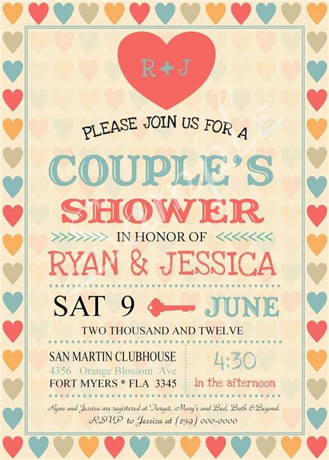 couples shower invitation wording couples shower invitation wording