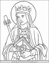 Margaret Thecatholickid Saints Catholic sketch template