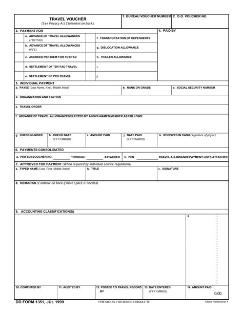 dd form 1351 fill out sign online and download fillable pdf