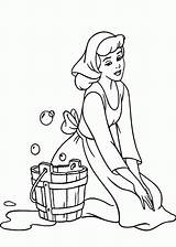 Coloring Cinderella Cleaning Pages Disney Floor Princess Colouring Drawing Print Draw Coloringhome Popular Choose Board Azcoloring sketch template