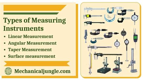 types  measuring instruments