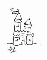 Coloring Sand Castle Pages Sandcastle Printable 776px 59kb Visit Getcolorings sketch template