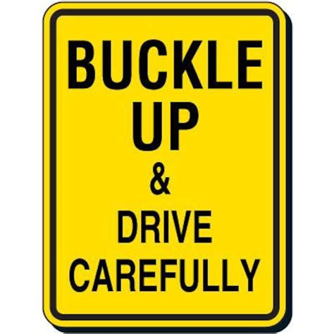 buckle   drive carefully sign etsy