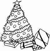 Christmas Coloring Pages Tree Printable Kids Print sketch template