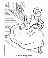 Cinderella Hurry Late Slipper sketch template