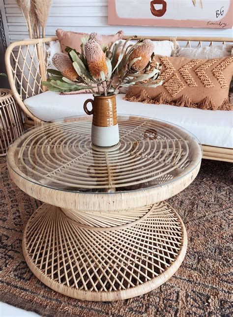 rattan coffee table simply style