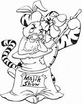 Pooh Winnie Tigger Rabbit Majik Desicomments Sekido sketch template