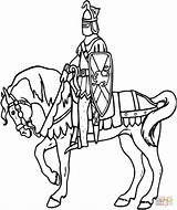 Cavaleiro Ritter Colorir Pferd Ausmalbilder Koniu Rycerz Kolorowanki Ausmalbild Kolorowanka Knight Imprimir Chevalier Coloriage Rycerze Mittelalter Pferde Imprimer Druku Horseback sketch template