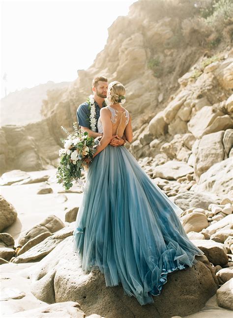 Inspired By This Aqua Blue Waterfront Wedding In Malibu