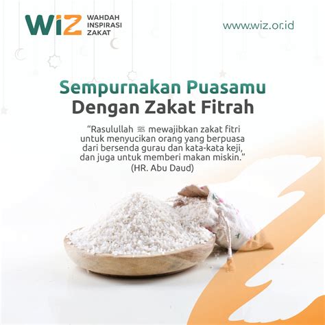 sempurnakan puasamu  zakat fitrah wahdah inspirasi zakat