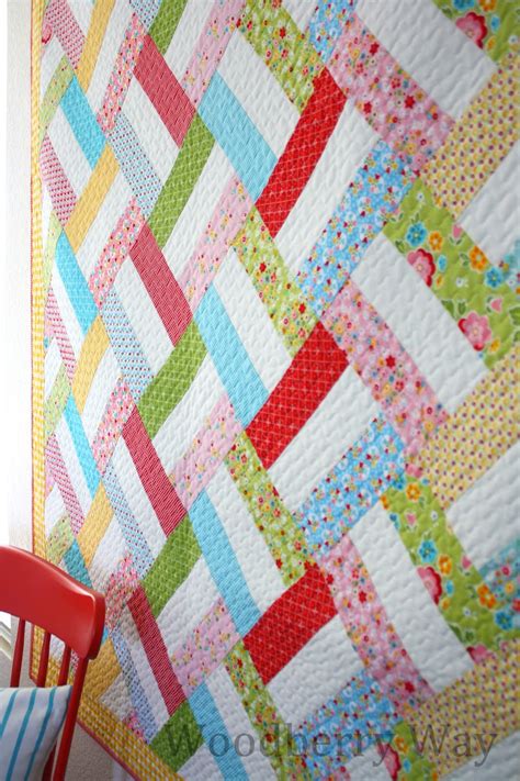 quilt story easy strip quilt pattern  woodberryway
