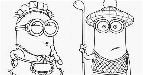 minion despicable  coloring pages