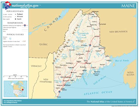 united states geography  kids maine