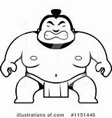 Sumo Wrestler Clipart Drawing Wrestlers Easy Illustration Royalty Paintingvalley Thoman Cory Explore Drawings Rf Webstockreview Illustrationsof sketch template