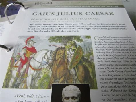 Geschichte Europas Bis 476 N Chr Schlüsselfiguren Gaius Julius Caesar