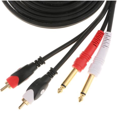 mm mm  jack  rca phono audio connector cable  home theater ebay