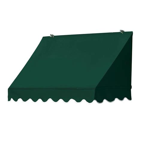 awnings   box  ft traditional manually retractable awning   projection  forest