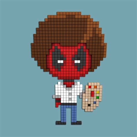 Howmanytriangles 3d Pixel Humour Dead Bob Pool Ross