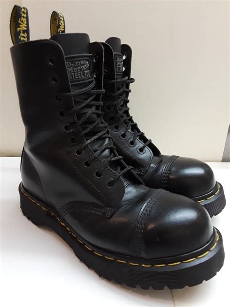dr martens fashion steel toe boots  thriftstorehauls