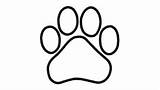 Paw Outline Print Dog Clip Clipart Puppy Lion Panther Embroidery Line Machine Cliparts Multiple Styles Clipartbest Clipartmag Library Designs Clipground sketch template