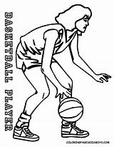 Coloring Basketball Pages Wnba Athletes College Women Girls Popular Coloringhome sketch template