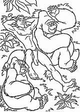 Tarzan Coloring Pages Disney Printable Gorilla Book Color Kids Online Last Info Sleep Choose Board Books sketch template