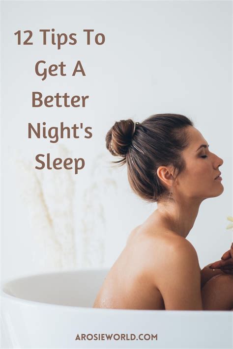 12 tips to get a better night s sleep a rosie world in 2020 good