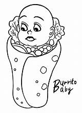 Burrito Getdrawings Drawing sketch template