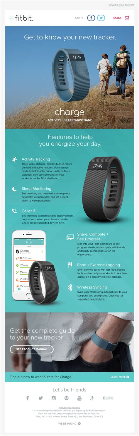 fitbit  email email design ux design marketing ideas email marketing  emails