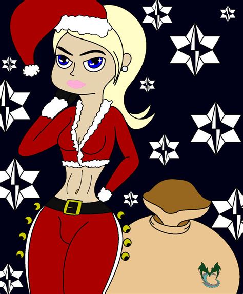courtney babcock as santa claus by masterghostunlimited on deviantart