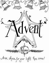 Advent Coloring Pages Wreath Printable Christmas Season Book Christian Calendar Kids Print Worksheets Candles Sunday Sheets Children Color Sheet Cover sketch template