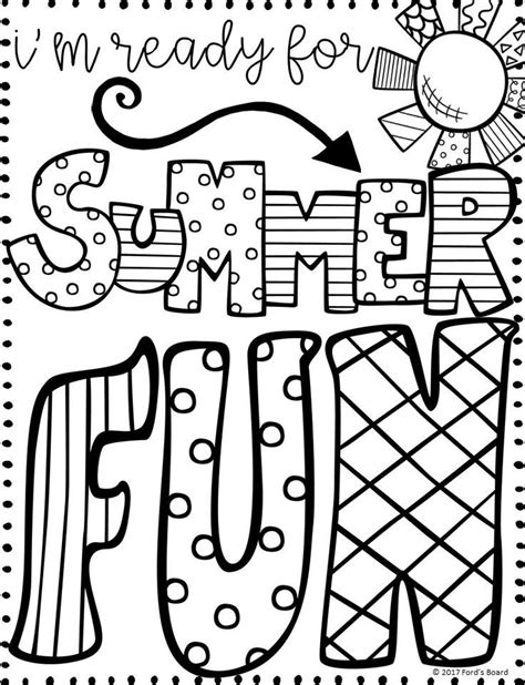 simplicity  summer fun coloring pages