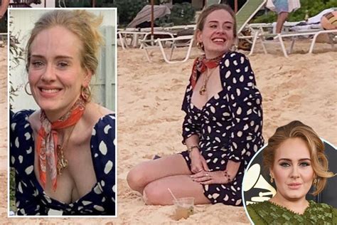 Adele Shows Off Incredible Weight Loss On Beach During Caribbean