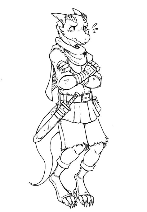 how to draw a kobold at how to draw