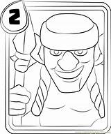 Clash Royale Coloring Pages Goblins Spear Coloringpages101 Online Choose Board Goblin sketch template