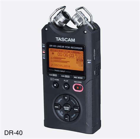 tascam dr  portable recorder  sd sdhc card  inbuilt microphone mic