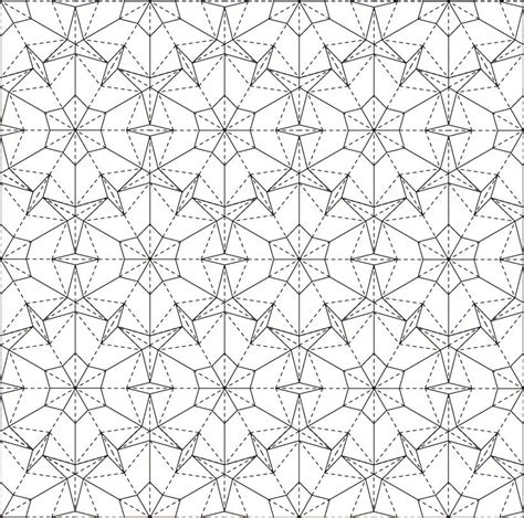 crease pattern    tessellation patterns pattern sashiko