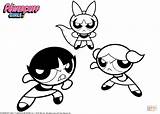 Powerpuff Rowdy sketch template